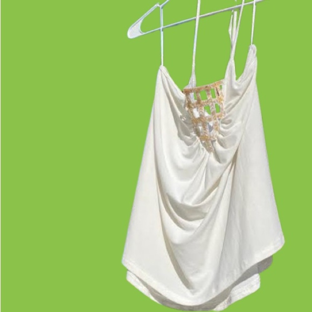 Cream Halter deb - Picture 8 of 16